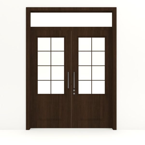 باب خشبي مزدوج